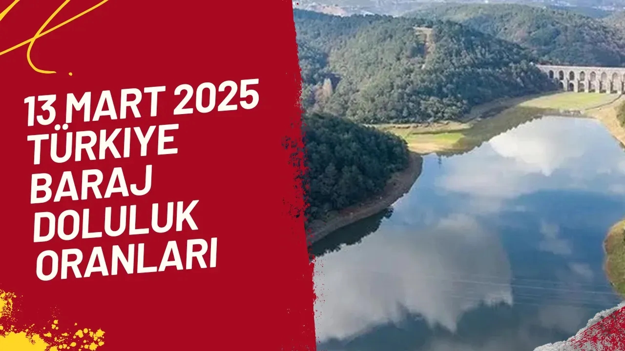 13 Mart 2025 Baraj Doluluk Oranları Alarm Veriyor mu? İşte Güncel Veriler