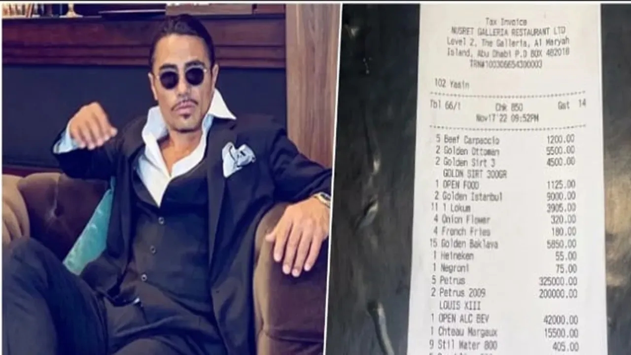 3 Milyon TL’lik Hesap Mı Olur Demeyin! Nusret’in Paylaştığı Fiş Olay Yarattı!
