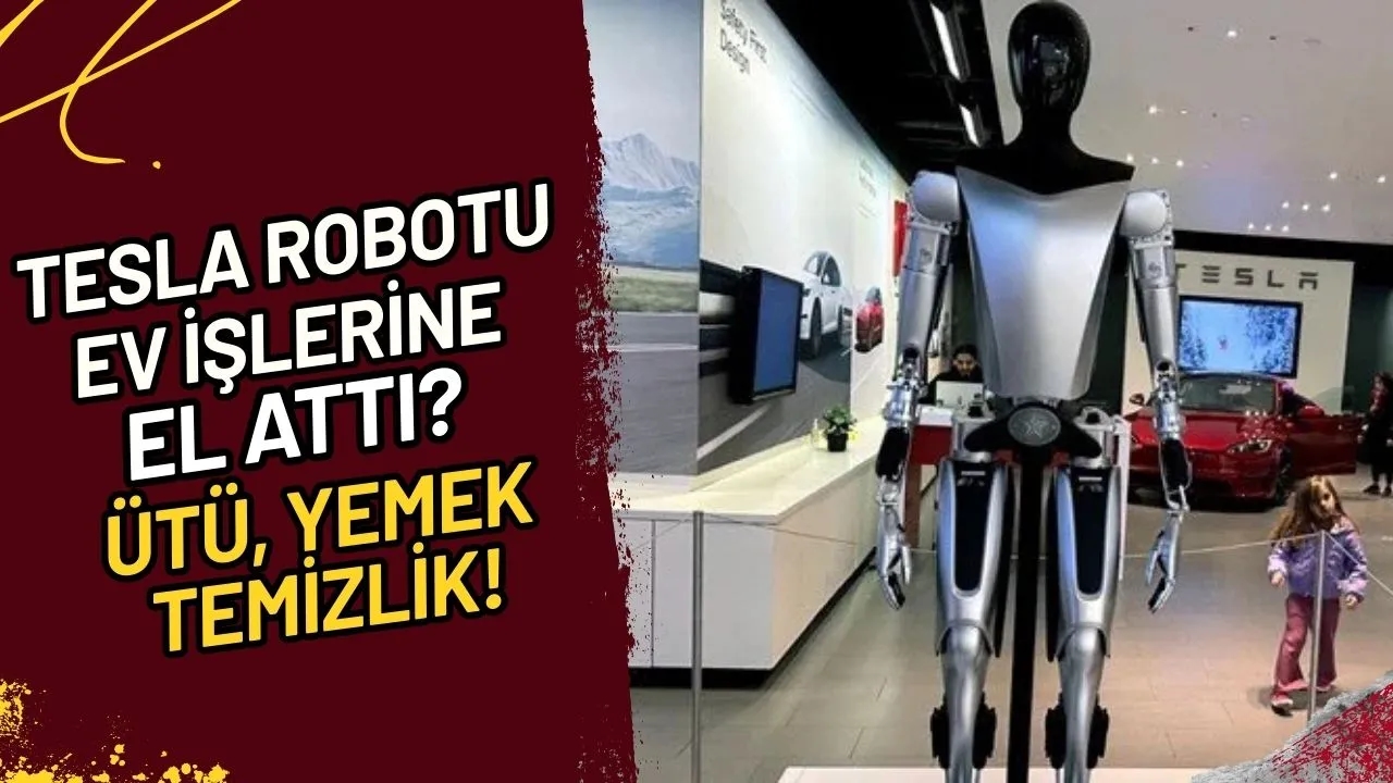 Tesla Robotu Ev İşlerine El Attı? Ütü, Yemek, Temizlik!