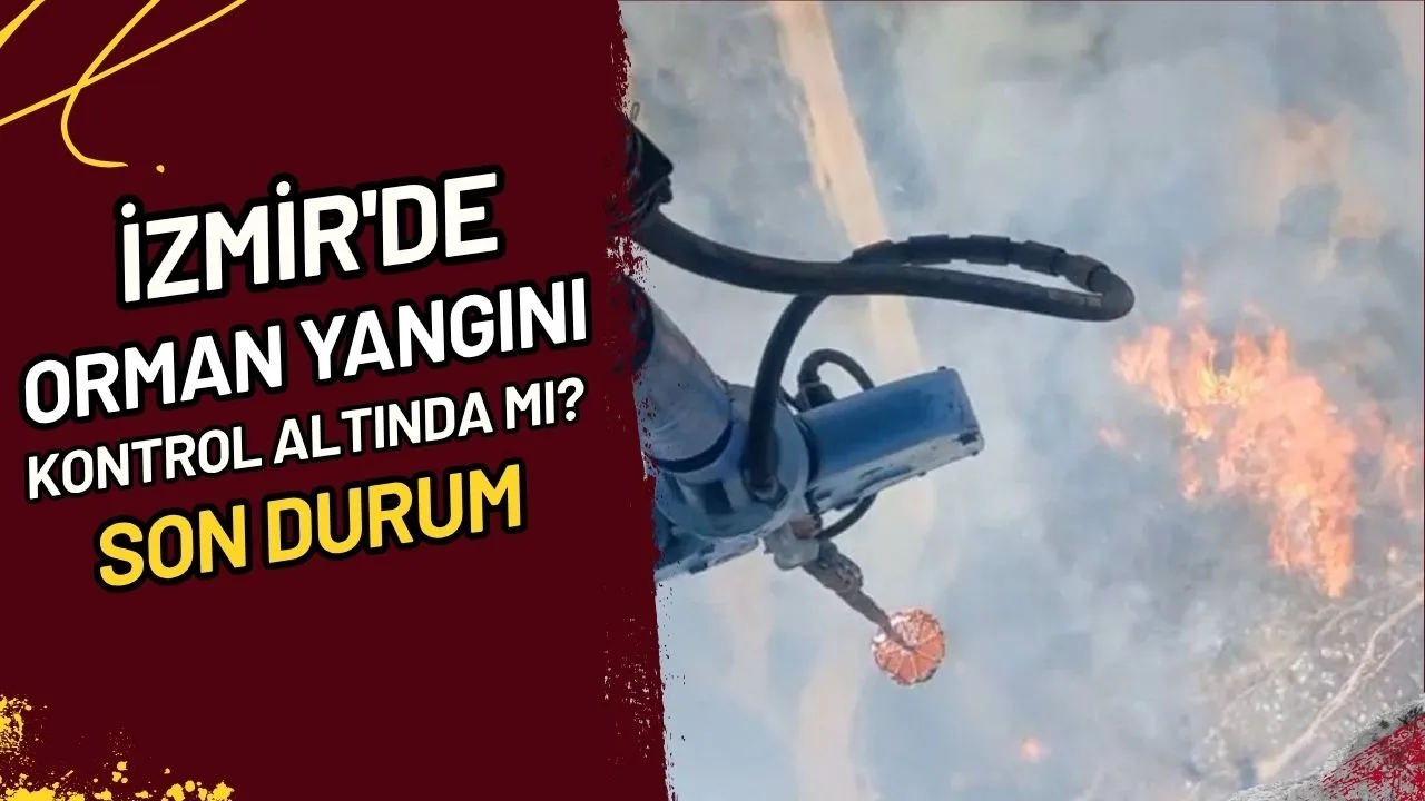 İzmir'de Orman Yangını Kontrol Altında! Son Durum