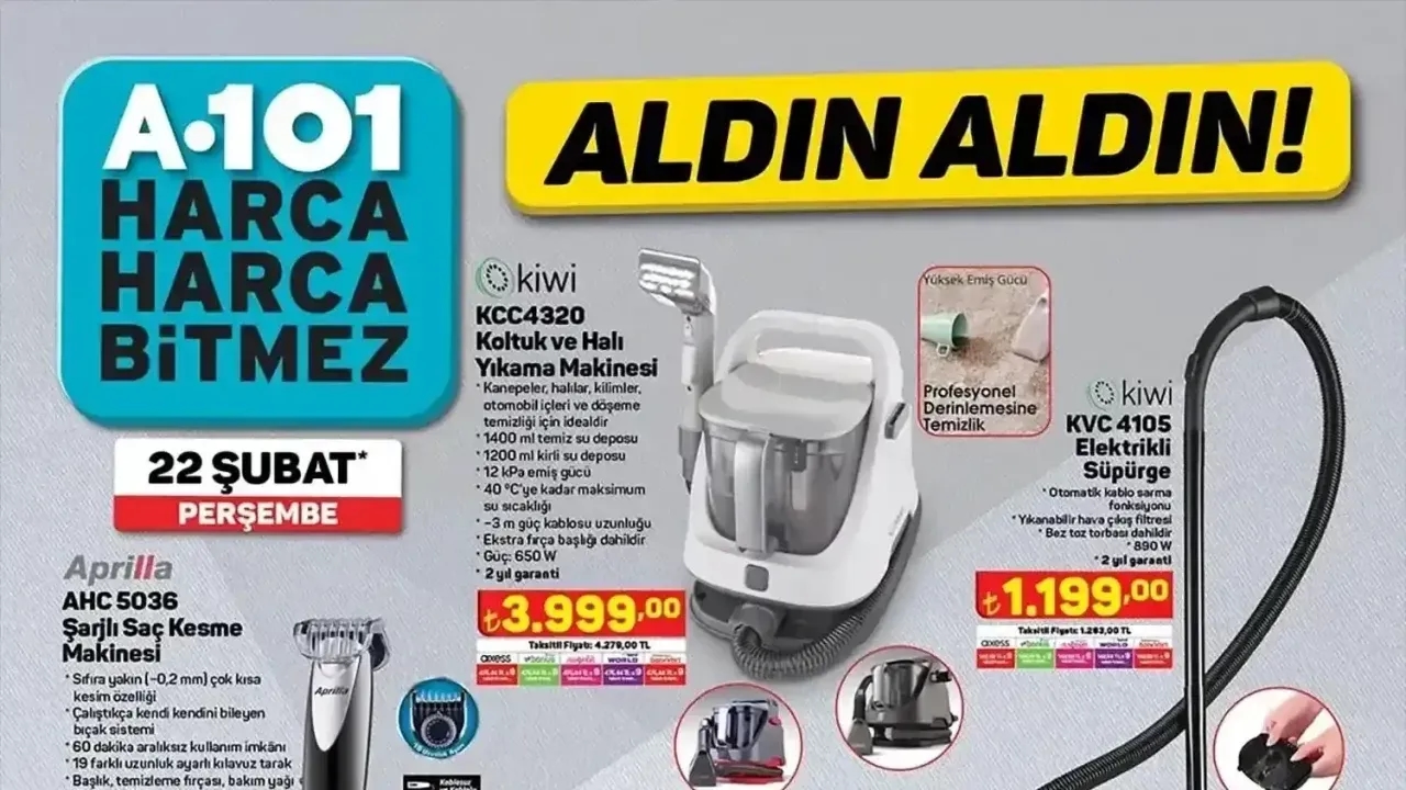 A101 22 Şubat 2024 Aktüel Ürünler Kataloğu Yayınlandı! A101 22 Şubat Kataloğunda İndirimli Hangi Ürünler Var?