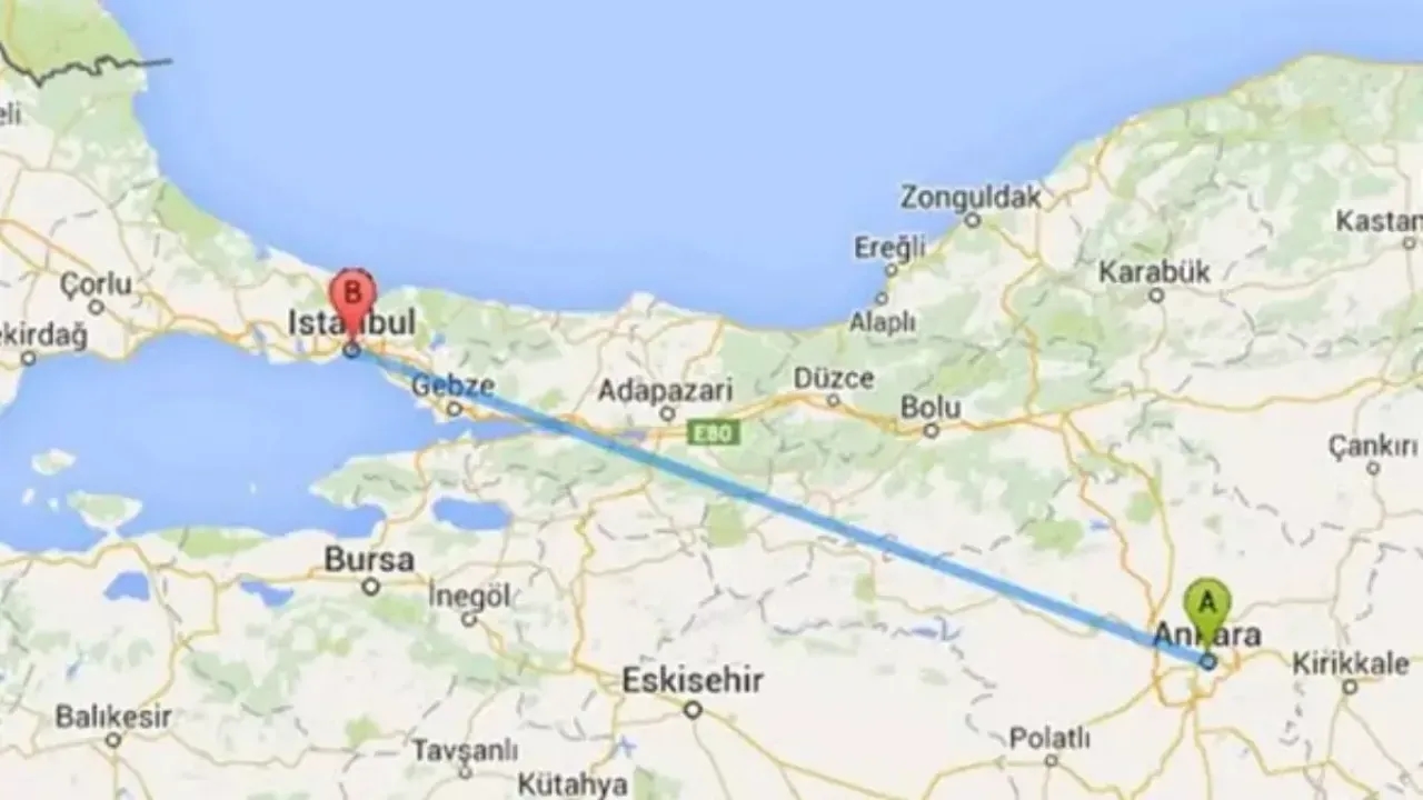 Ankara İstanbul arası ne kadar? İstanbul Ankara nasıl gidilir İşte yol tarifi