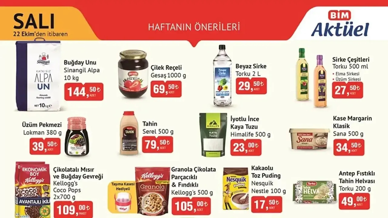BİM 22 Ekim 2024 Salı Günü İndirimlerle Dolu Aktüel Ürünler Kataloğu!