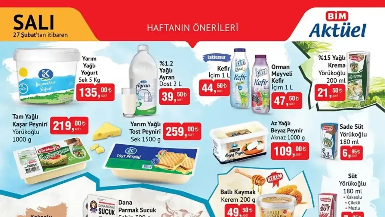 BİM 27 Şubat 2024 Aktüel Ürün Kataloğu Yayınlandı? Bim 27 Şubat Salı Aktüel Kataloğunda İndirimli Hangi Ürünler Var?
