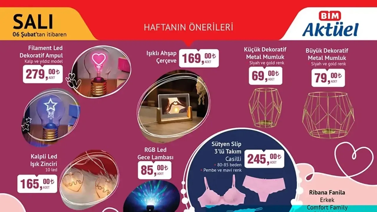 BİM 6 Şubat 2024 Aktüel Ürün Kataloğu Yayınlandı? Bim 6 Şubat Salı Aktüel Kataloğunda İndirimli Hangi Ürünler Var?