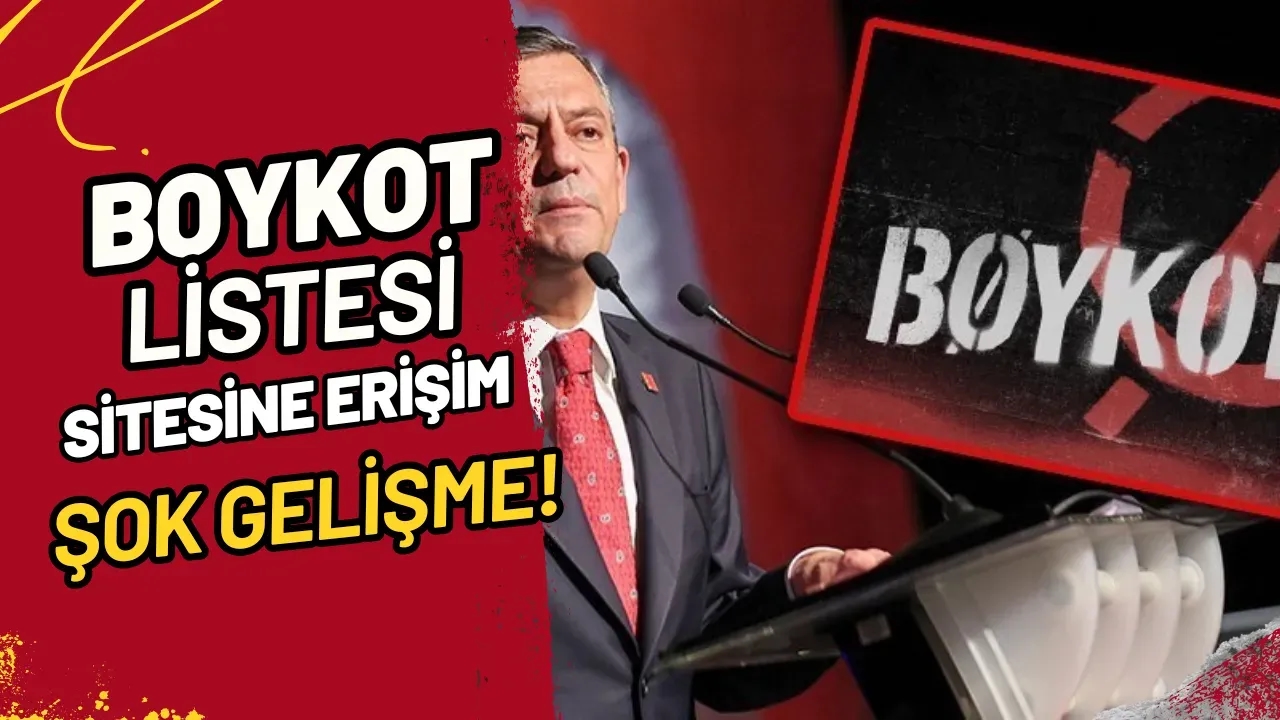 Boykot Listesi Sitesine Erişim Neden Engellendi?