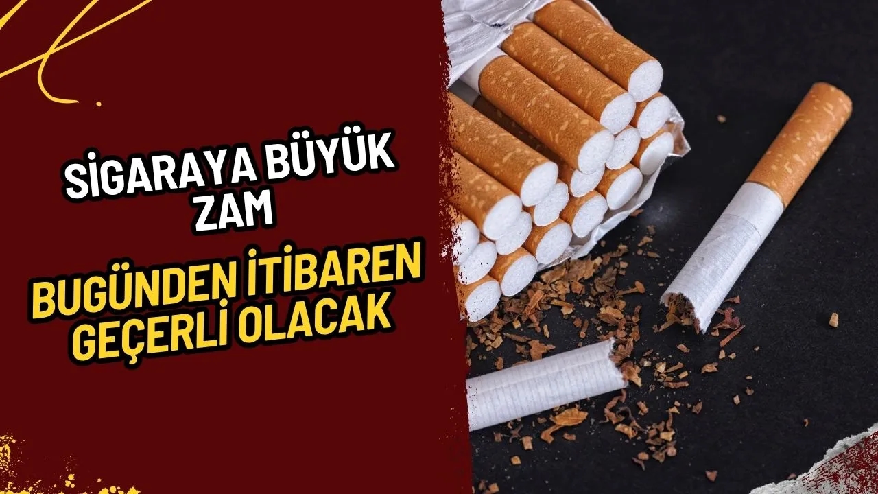 Sigaraya Büyük Zam: Etiketler Değişti, En Ucuzu 80 TL Oldu!