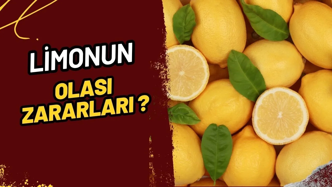 Limonun Potansiyel Zararları: Sağlıklı Tüketim İçin Nelere Dikkat Etmeli?