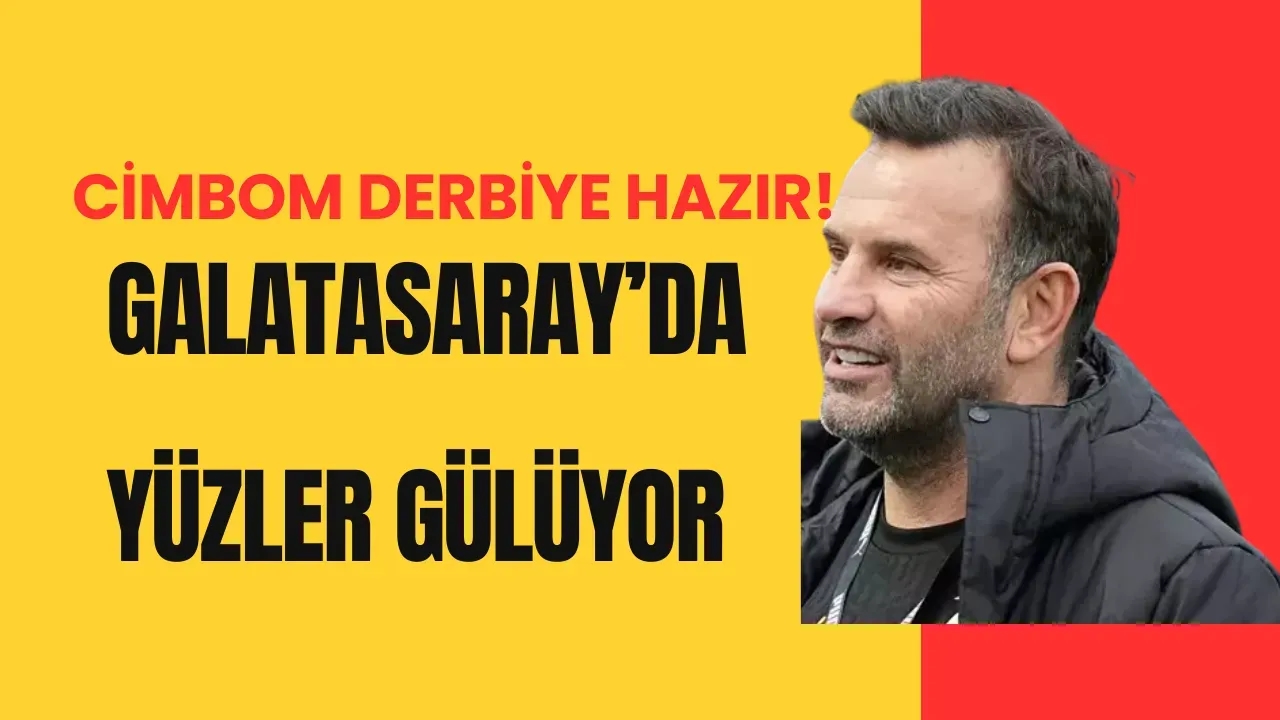 Galatasaray'da Yüzler Gülüyor! Derbi Öncesi Sakatlardan Müjdeler ve Yönetimden Moral Dopingi