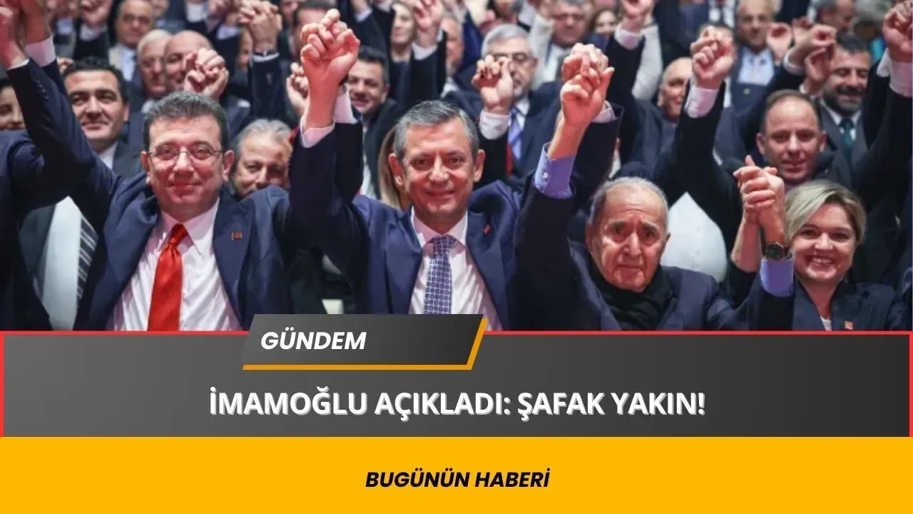 Image for İmamoğlu’ndan Umut Dolu Mesaj: "İçinizi Ferah Tutun, Şafak Söküyor!"