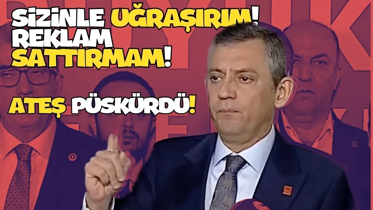 Özgür Özel’den TV Kanallarına Rest: “Reklamlarını İZLETİRSEM Namerdim!”