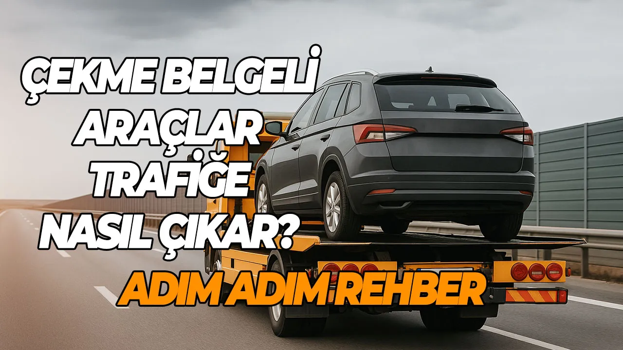 Çekme belgeli araçlar trafiğe nasıl çıkar? Adım adım rehber