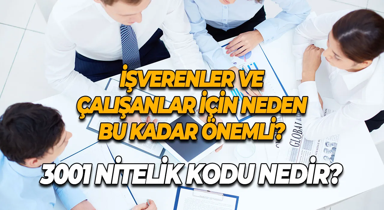 3001 Nitelik Kodu Nedir? İşverenler ve Çalışanlar İçin Neden Bu Kadar Önemli?