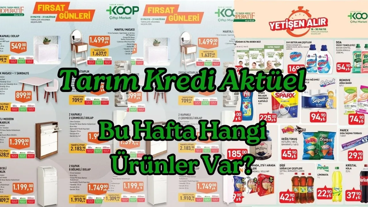 Tarım Kredi Aktüel Bu Hafta Hangi İndirimler Var?