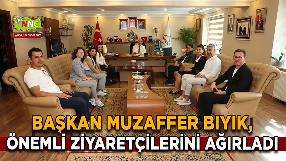 Darıca Belediye Başkanı Muzaffer Bıyık, önemli ziyaretçilerini ağırladı