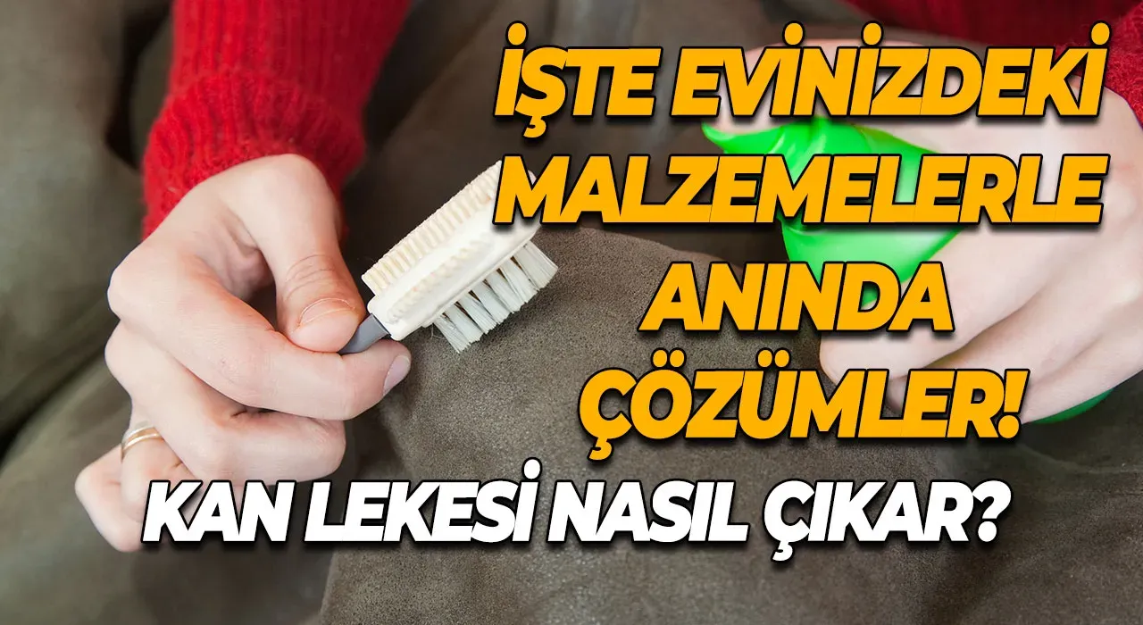 Kan Lekesi Nasıl Çıkar? İşte Evinizdeki Malzemelerle Anında Çözümler!