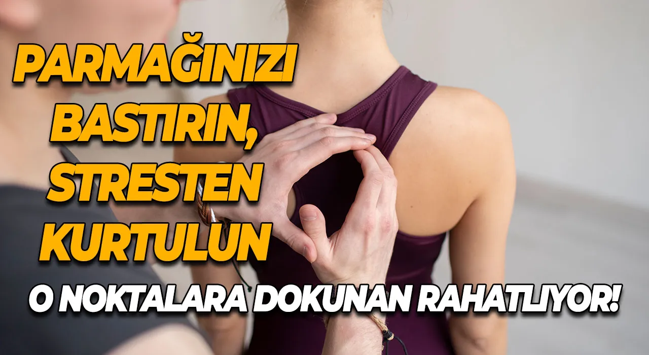 Parmağınızı Bastırın, Stresten Kurtulun O Noktalara Dokunan Rahatlıyor!