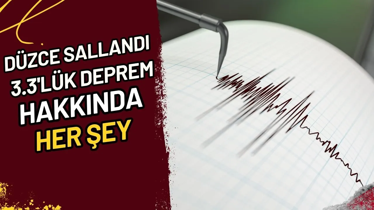 Düzce Sallandı Mı? 3.3'lük Deprem Hakkında Her Şey