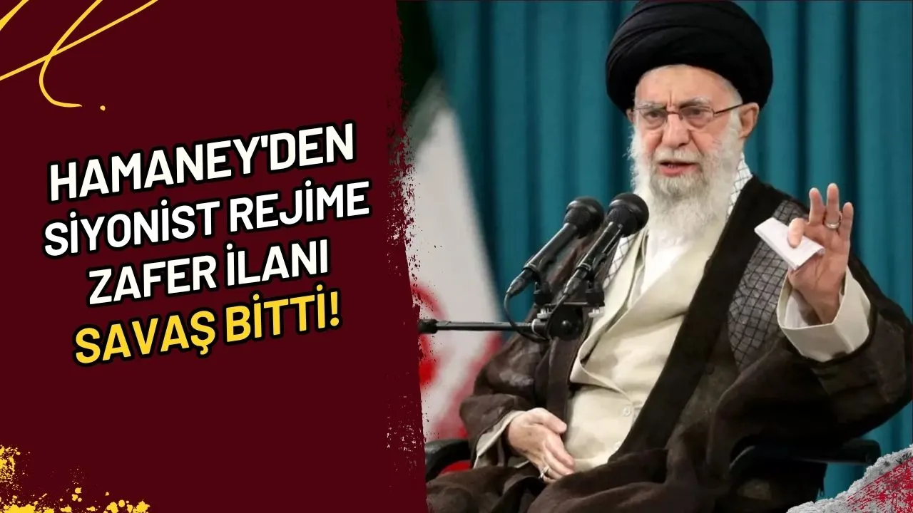 Hamaney'den Siyonist Rejime Zafer İlanı: Savaş Bitti!