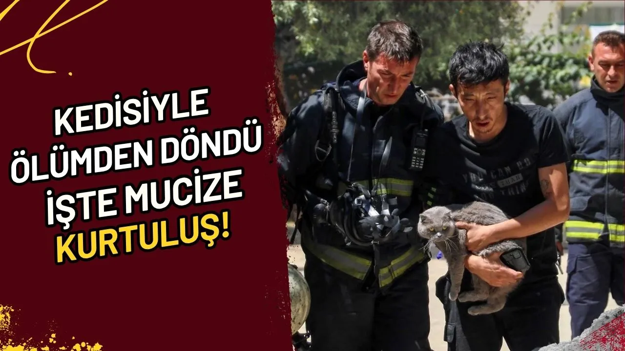 Kedisiyle Ölümden Döndü İşte Mucize Kurtuluş!