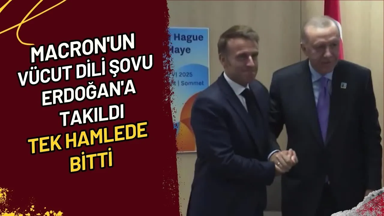 Macron'un Vücut Dili Şovu Erdoğan'a Takıldı Tek Hamlede Bitti