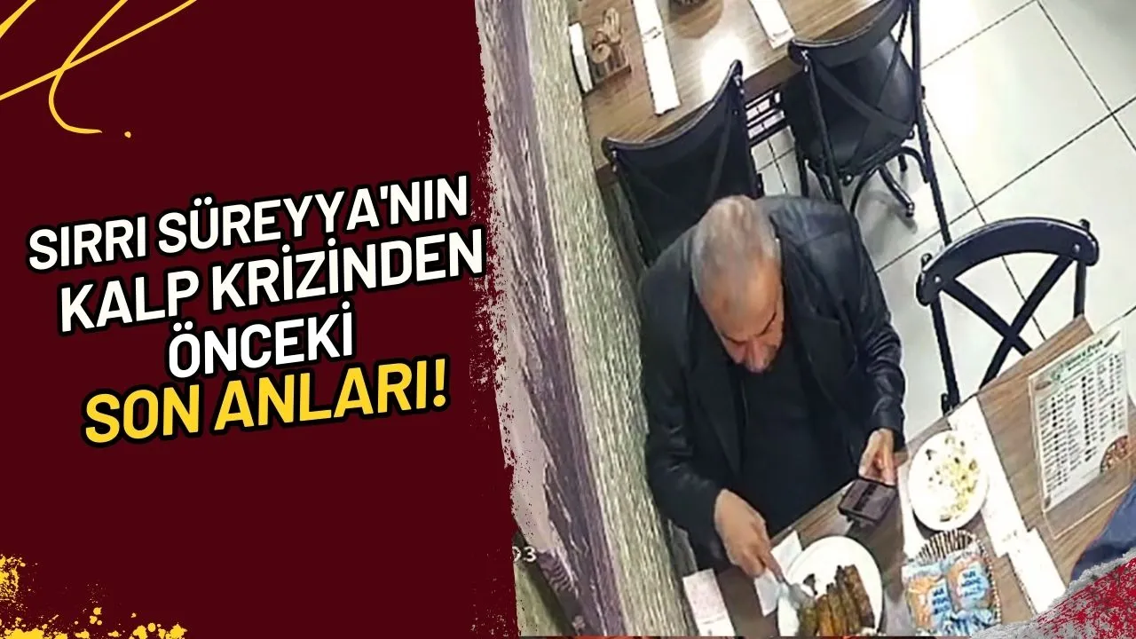 Sırrı Süreyya'nın Kalp Krizinden Önceki Son Anları!
