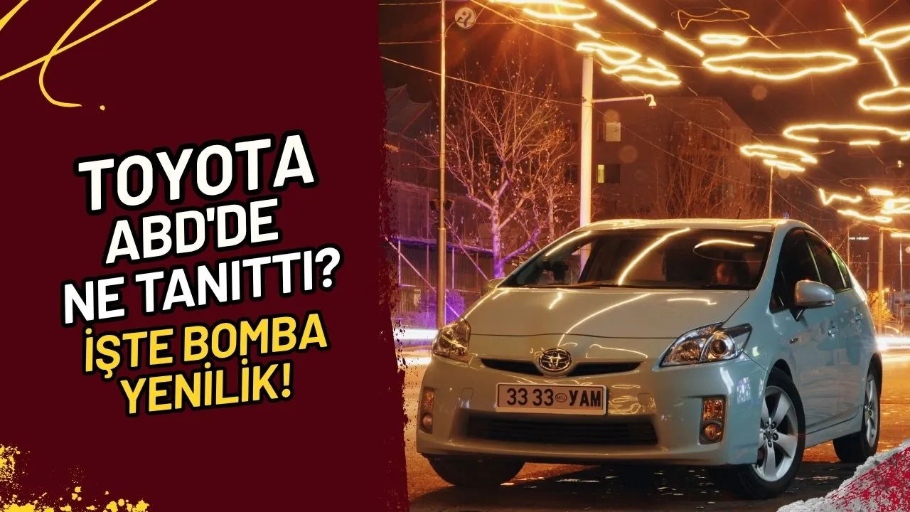 Toyota ABD'de Ne Tanıttı? İşte Bomba Yenilik!