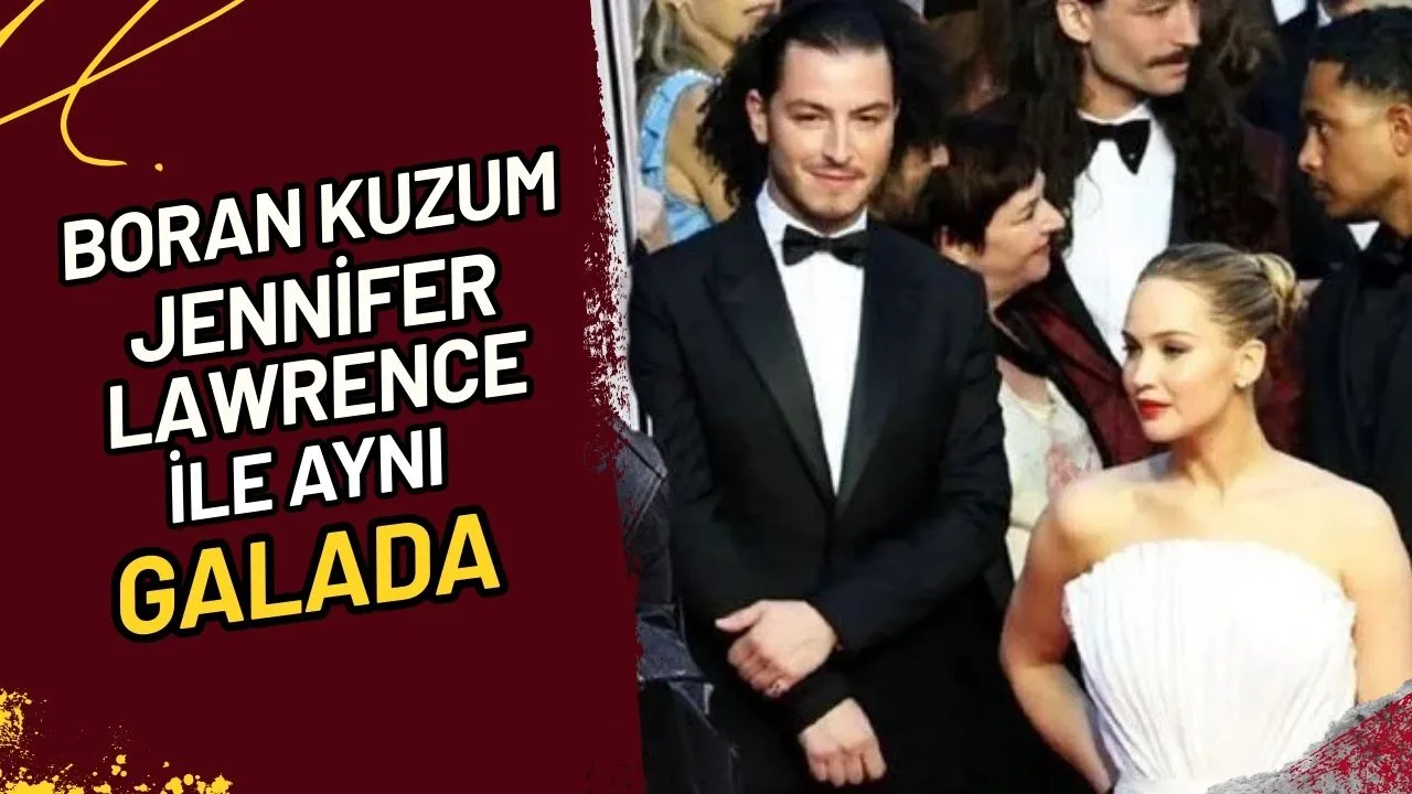 Boran Kuzum, Jennifer Lawrence ile Aynı Galada