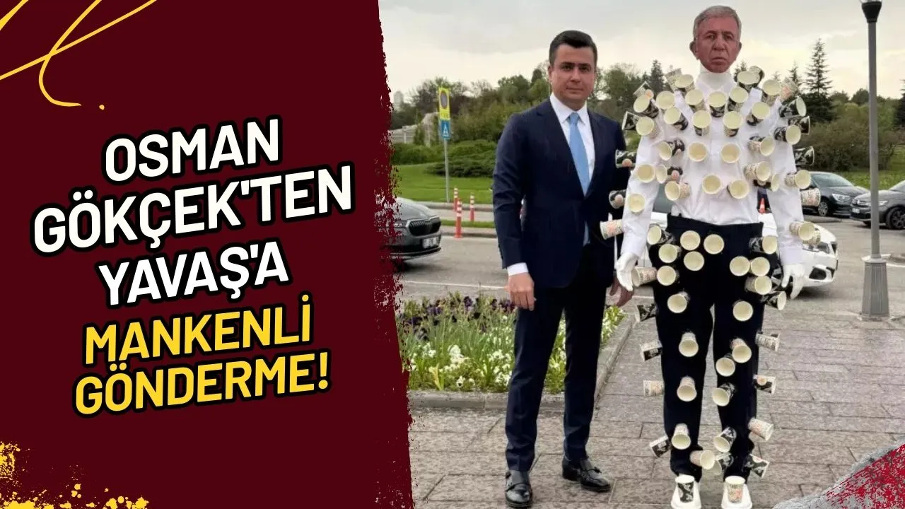 Osman Gökçek'ten Yavaş'a Mankenli Gönderme!