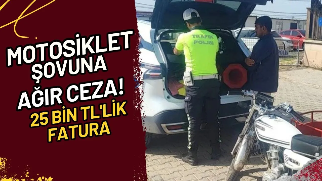 Motosiklet Şovuna Ağır Ceza! 25 Bin TL'lik Fatura