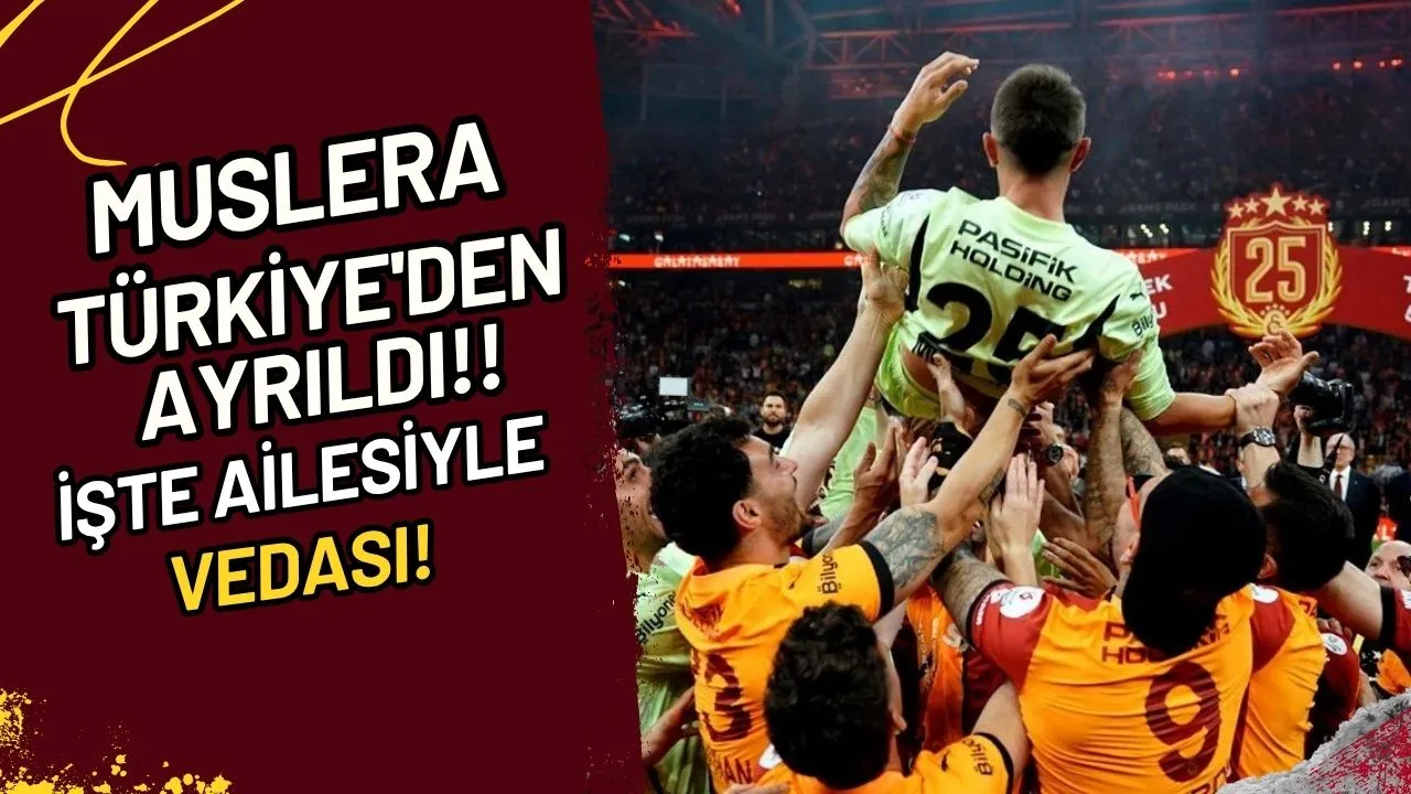 Muslera Türkiye'den Ayrıldı mı? İşte Ailesiyle Vedası!