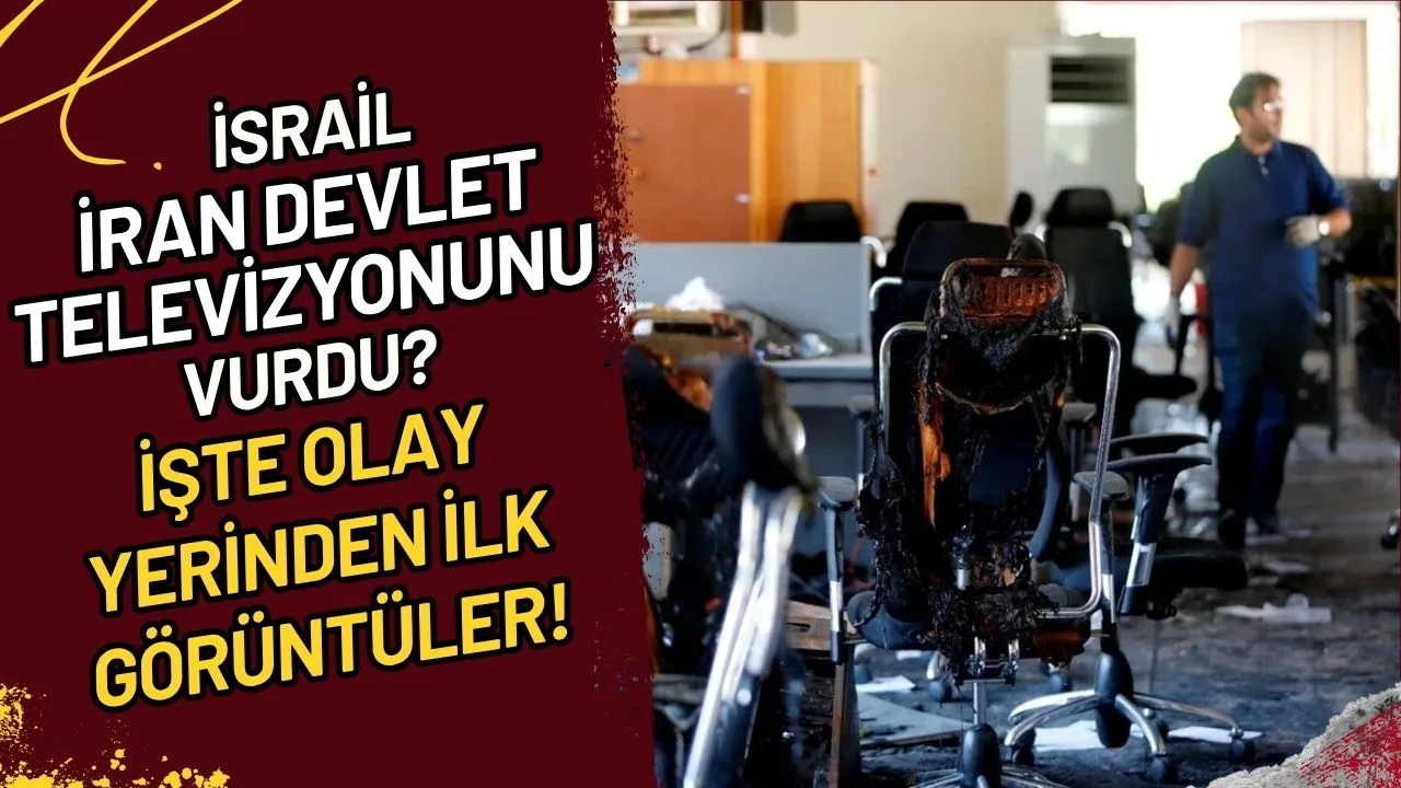 İsrail İran Devlet Televizyonunu Vurdu? İşte Olay Yerinden İlk Görüntüler!