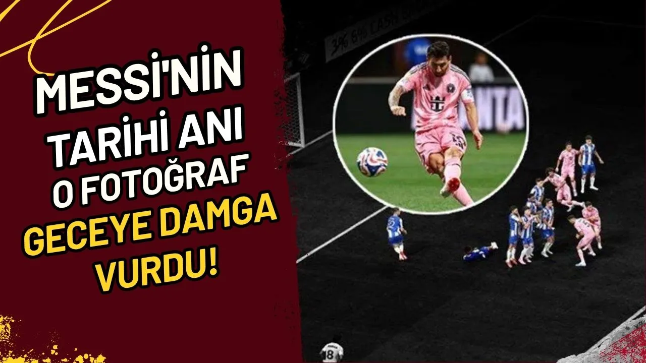 Messi'nin Tarihi Anı O Fotoğraf Geceye Damga Vurdu!