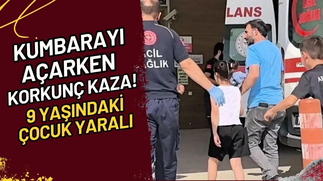 Kumbarayı Açarken Korkunç Kaza! 9 Yaşındaki Çocuk Yaralı