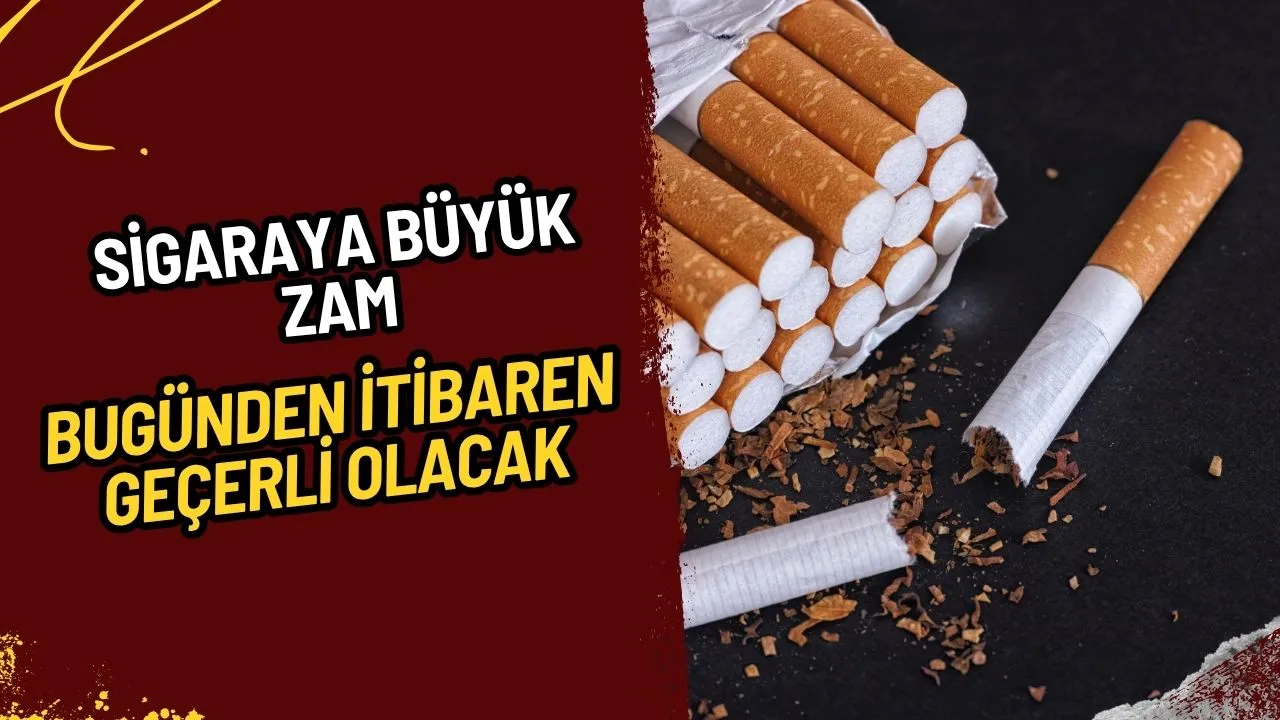 Sigaraya Büyük Zam: Etiketler Değişti, En Ucuzu 80 TL Oldu!