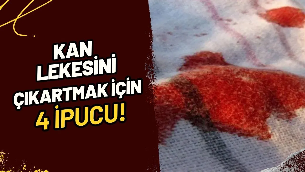 Kurumuş Kan Lekesi Nasıl Çıkar? Kurban Bayramı Sonrası Kurtarıcı 5 Kesin Çözüm!